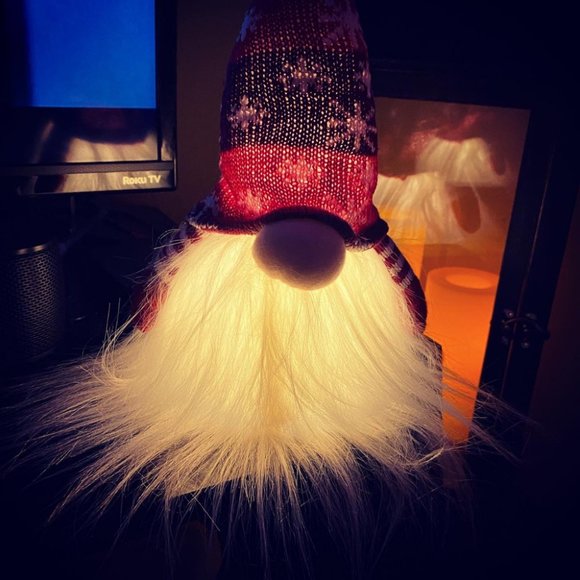 2 Set 11" Lighted Gnome Santa Battery Operated Winter Tabletop Christmas Decor - Picture 10 of 11